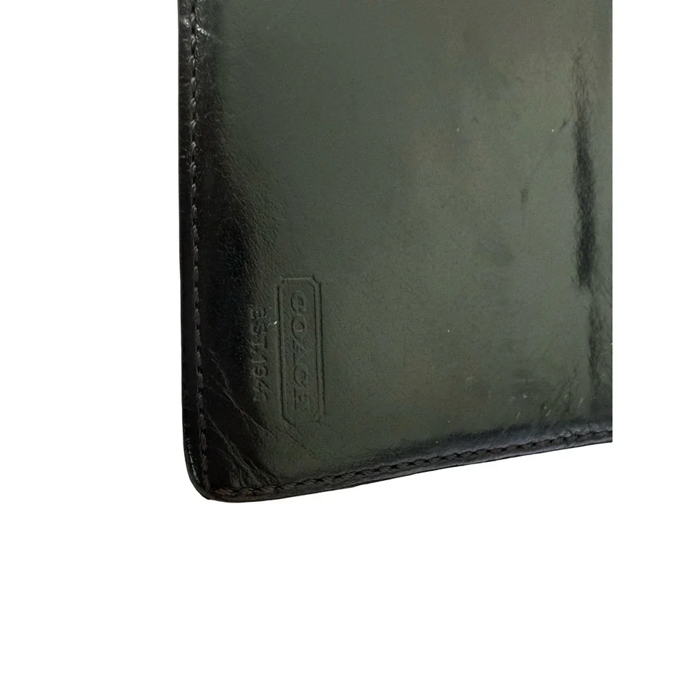 Vintage Men's Coach Water Buffalo Bifold Leather Wallet